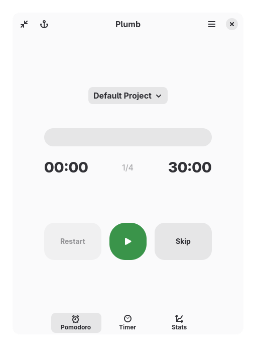 Plumb App Interface